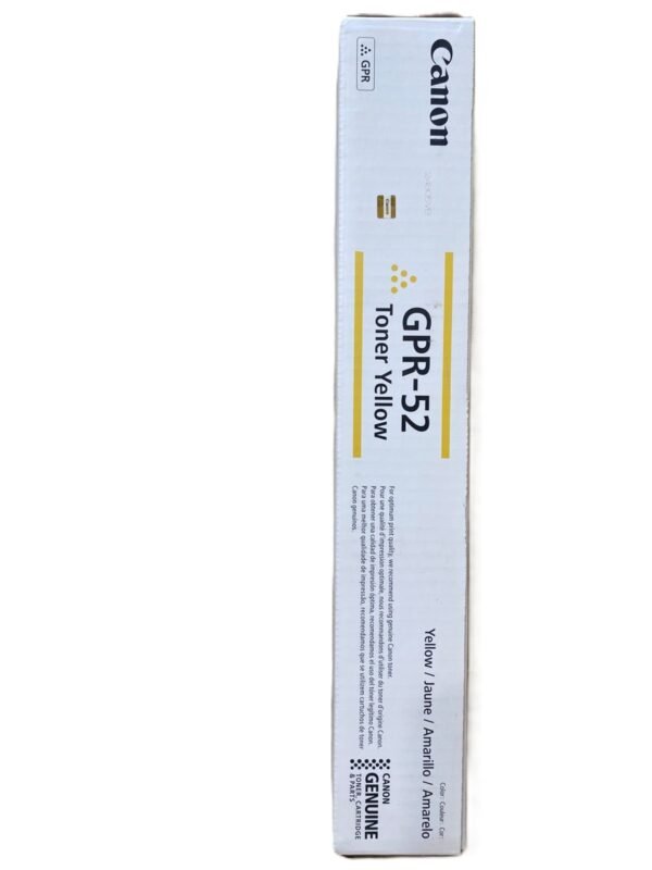 Toner Canon Gpr-52 Color amarillo