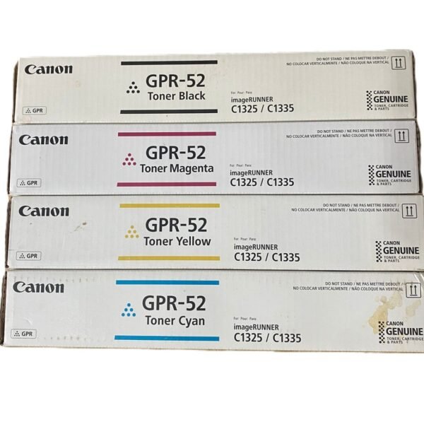 WhatsApp Image 2026-03-05 at 11.30.16 AM Kit 4 Toner Canon Gpr-52 Colores amarillo cian negro & magenta