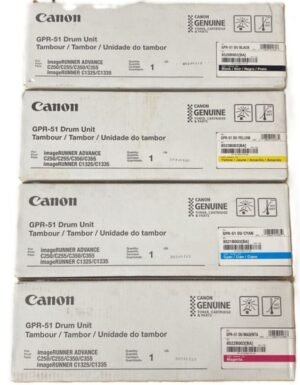 Unidad De Tambor Canon Gpr-51 Original Pack 4 Colores